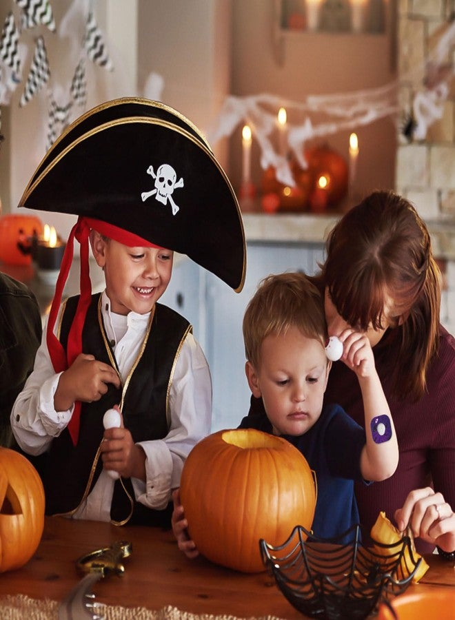 XIHIRCD 25pcs Adhesive Patches for Dexcom G7, 5 Styles Halloween Pattern CGM Sensor Patches Waterproof Sweatproof Sensor Stickers Overpatch for Dexcom G7 - Image 5